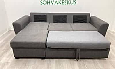 Tummanharmaa Vuodesohva